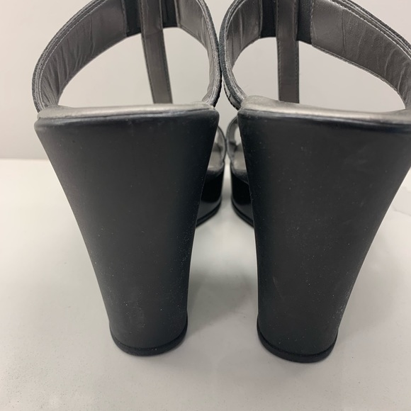 Browns Black Platform Shoes sz 39 perfect condition - Picture 5 of 7